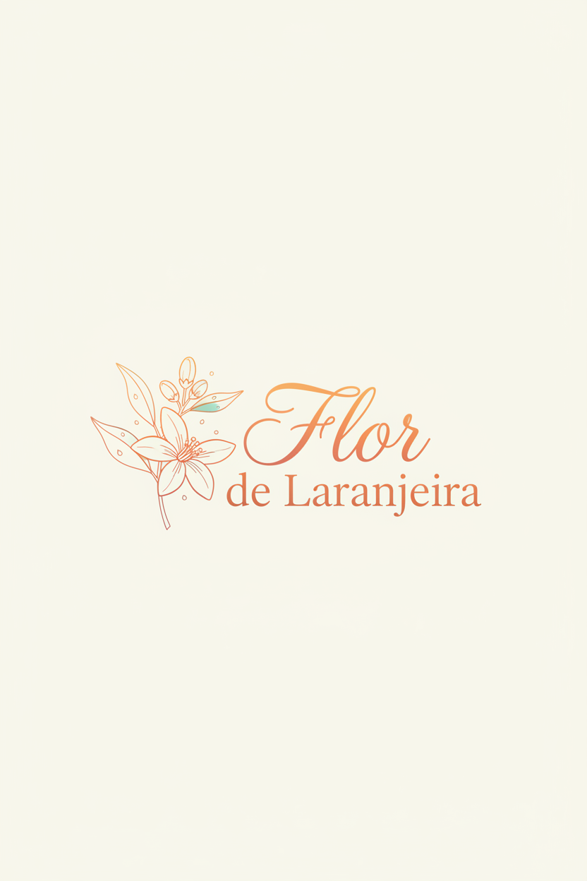 Logo Flor de Laranjeira combinada